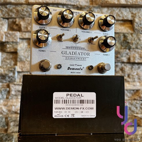 Demonfx GLADIATOR DOUBLE PREAMP 電吉他雙軌前級破音角鬥者