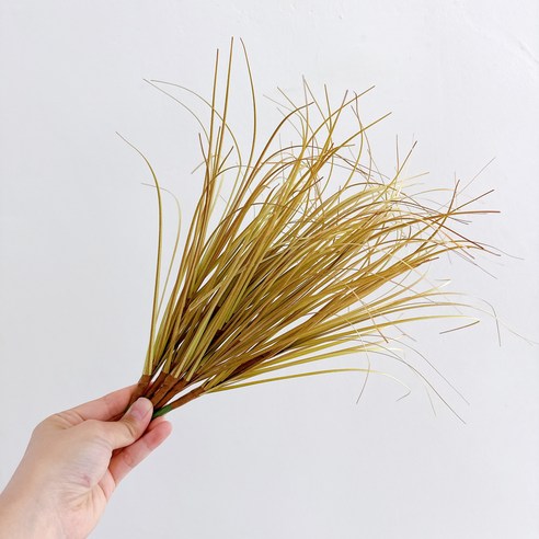 [해피인어스] 인조 풀 조화 식물인테리어, 5개, 30cm 드라이오트밀