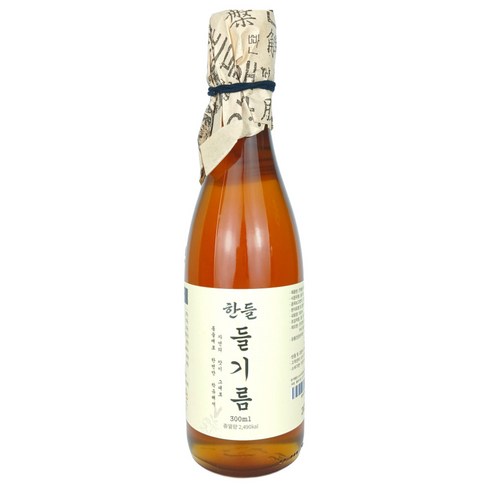 [한들] 통들깨 100% 한번만 착유한 들기름, 1개, 300ml