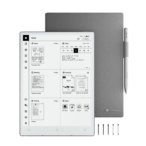 VIWOODS AiPaper Carta 1300 AI E Ink 300PPI 4.5mm 370g 128GB 태블릿 10.65인치 전자 노트