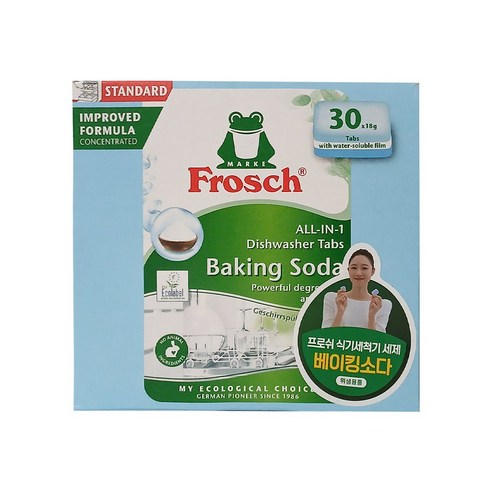 프로쉬 올인원 베이킹소다 식기세척기 세제 30p, 540g, 1개