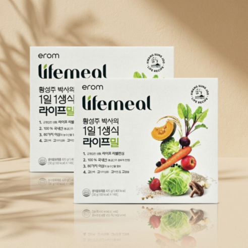 이롬 황성주 박사의 1일1생식 라이프밀 420g, 2개 솔직 후기 | 실사용자 리뷰 분석 - 상품 이미지 1
