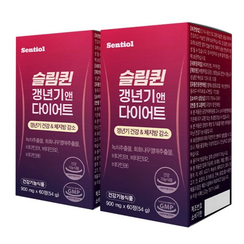 센티올 갱년기 다이어트 체지방 감소 카테킨, 2개, 60정