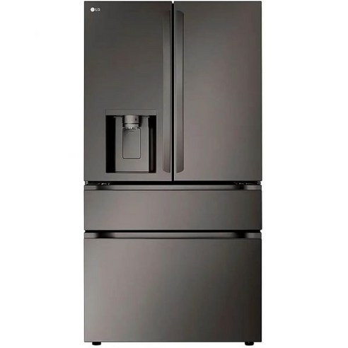 LG LF29H8330D 28.6 Cu. Ft. 블랙 스테인리스 4도어 프렌치 도어 스마트 냉장고