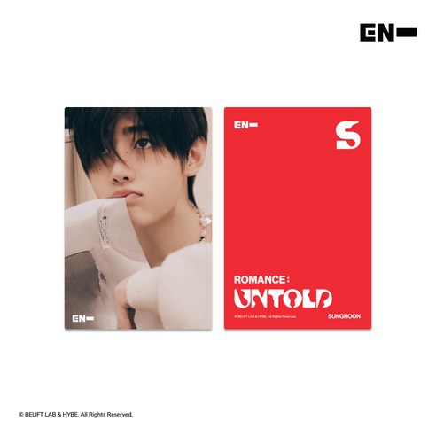 엔하이픈 ENHYPEN 3D 렌티큘러 엽서 (ROMANCE : UNTOLD), 성훈