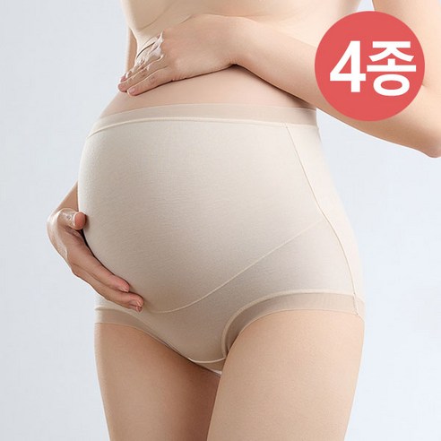 임산부 모달팬티 4종세트 데일리 임부팬티 임부복속옷 4022
