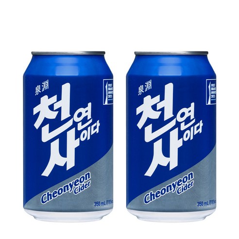 천연사이다, 350ml, 24개