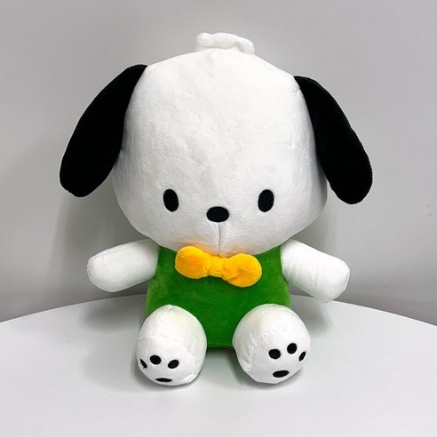 산리오 정품 중형 인형 비비드 어린이 선물 (쇼핑백제공), 1개, 포차코, 25cm