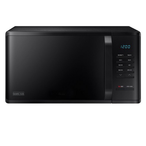 삼성전자 세라믹 전자레인지 버튼식 23L, MS23K3523AK