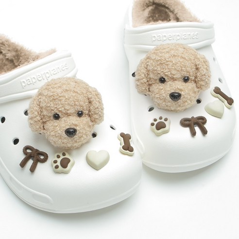 페이퍼플레인 신발 클로그 운동화꾸미기 악세사리 10종 세트 버터푸들 파츠