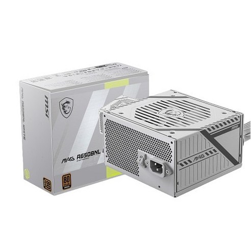MSI MAG A650BNL 화이트 80 PLUS 브론즈