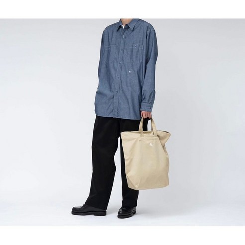 Nanamica Chino Tote Bag SUOS400, Beige - 優惠推薦| Coupang 酷澎