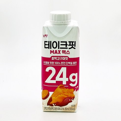 테이크핏 맥스 호박고구마맛 프로틴, 250ml, 12개