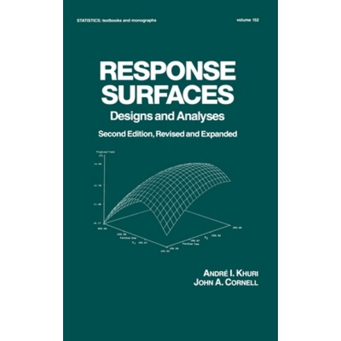 (영문도서)Response Surfaces: Designs and Analyses: Second Edition Hardcover, CRC Press, English, 9780824797416