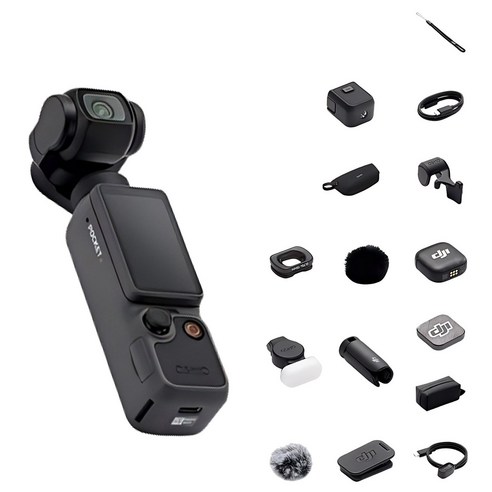 DJI 오즈모 포켓 4 액션캠 크리에이터 콤보, 블랙