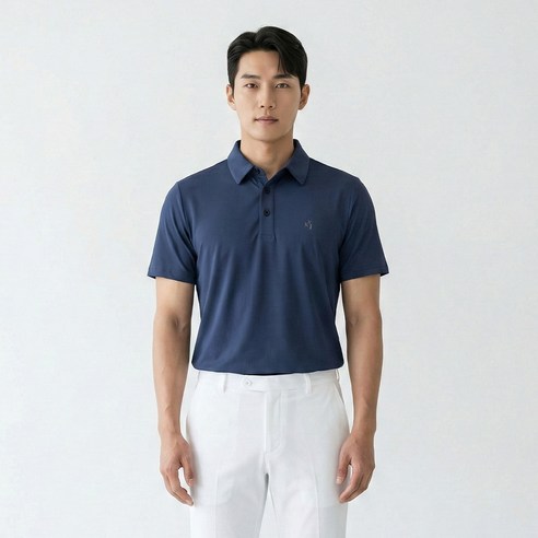<김영주골프> 남성 스판 반팔 카라 티셔츠_스포츠 아이스웨이브 운동러 솔직 후기 | 실사용 리뷰 - 상품 이미지 1
