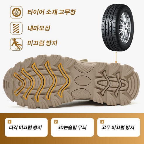 SIISEEN남여공용 안전화 회전 단추 미끄럼 방지 작업화F-517 이미지 3