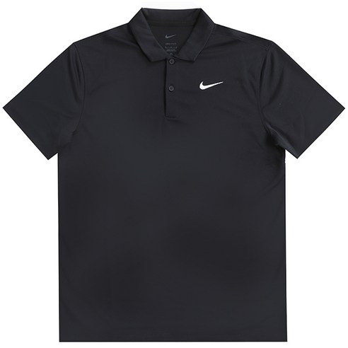 나이키 검정 반팔 카라티 테니스 폴로티셔츠 기능성 상의 스포츠 트레이닝 숏슬리브 통기성 좋은 반팔티셔츠