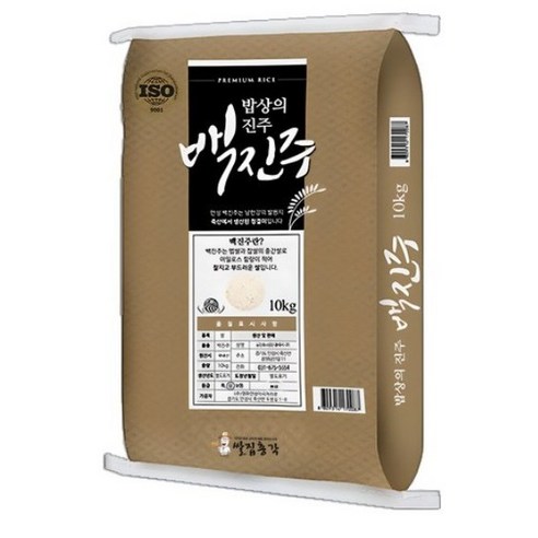 쌀집총각 2024년산 햅쌀 백진주 백미 상등급 × 10kg × 1개, 쌀 등급 × 개당 중량 × 수량 섬네일