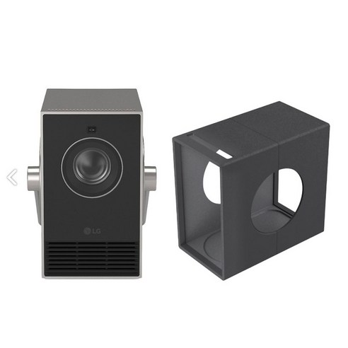 LG전자 시네빔 큐브 26년형 PU600U 4K 빔프로젝터, PU600U+커버(블랙)