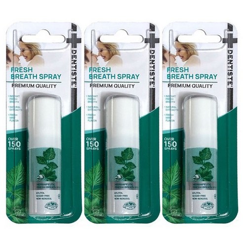 덴티스테 후레쉬 브레스 스프레이 15ml x3개, 15ml, 3개