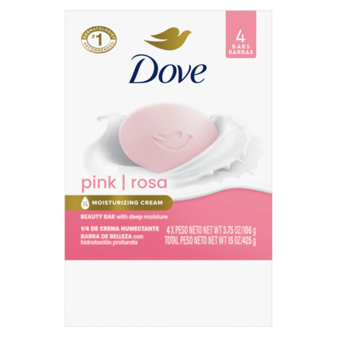 도브 핑크 로사 뷰티 바 4개입 이미지 3