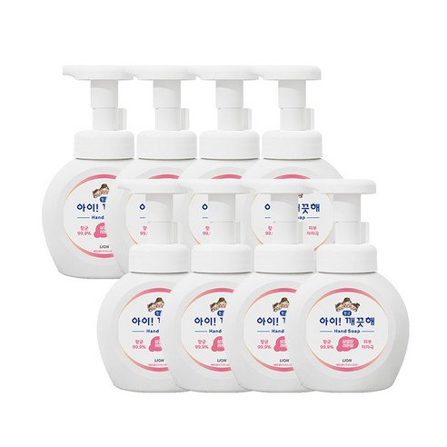 라이온 아이깨끗해 핸드워시 상큼한 레몬향 490ml × 12개