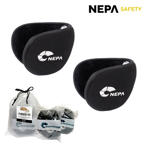 1+1 네파 Safety 플리스 귀마개 브래드캣 파우치형 방한용품 귀도리
