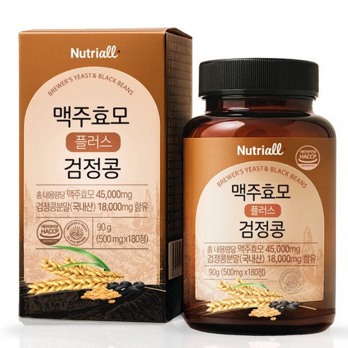 독일 맥주효모 비오틴 식약청인증 HACCP 6개월분, 1개, 180정