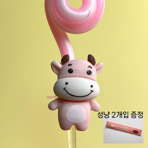 십이간지 띠별 동물초 + 성냥 증정, 2개, 10g, 소