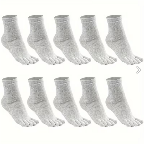발냄새 걱정 줄여주는 편안한 착용감 남성 발가락 양말 세트