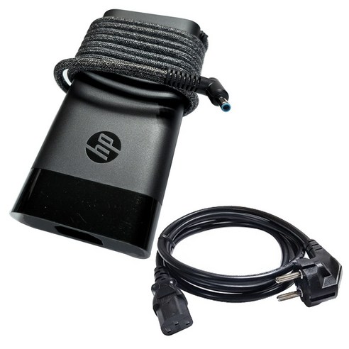 HP 정품 200w 노트북 어댑터 19.5V 10.3A 4.5X3.0 중앙핀 충전기 TPN-LA21 전원케이블 포함, 어댑터 + 전원케이블