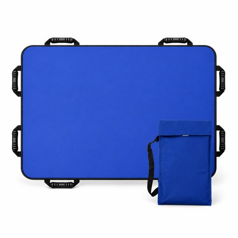 환자이동 매트 전신 슬라이딩 시트 보조매트 손잡이형 120x100cm 블루, 1개
