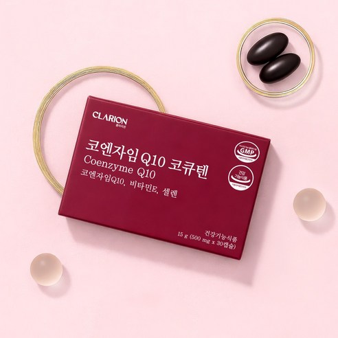 클라리온 클라리온 코엔자임 Q10 코큐텐 30캡슐, 30회분, 5개
