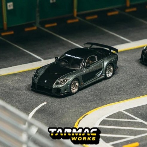 타막웍스 1/64 마쯔다 RX-7 VeilSide Fortune7 Grey Metallic / Black - GLOBAL64, 1개