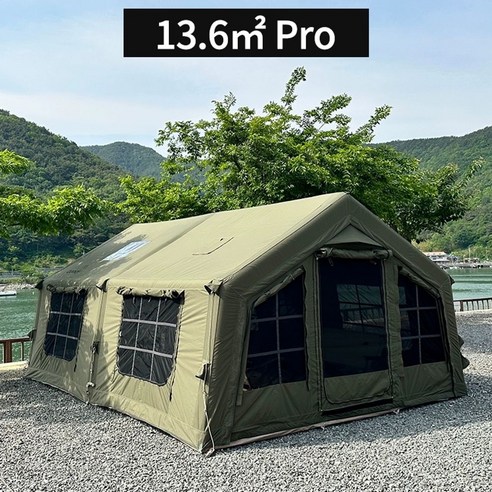 가볍고 넓은 아미 그린 에어텐트, 캠핑의 모든 불편함을 해결하다