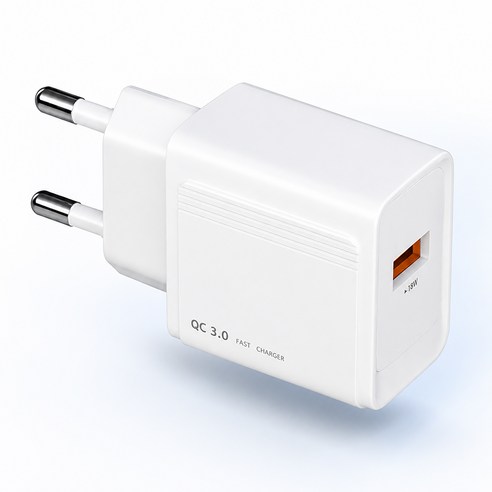 식물조명 전용 어댑터 5V 3A, 화이트, 8cm, 1개