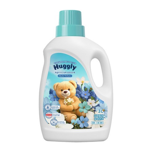 허글리 초고농축 섬유유연제 미스틱퍼퓸, 1개, 3L