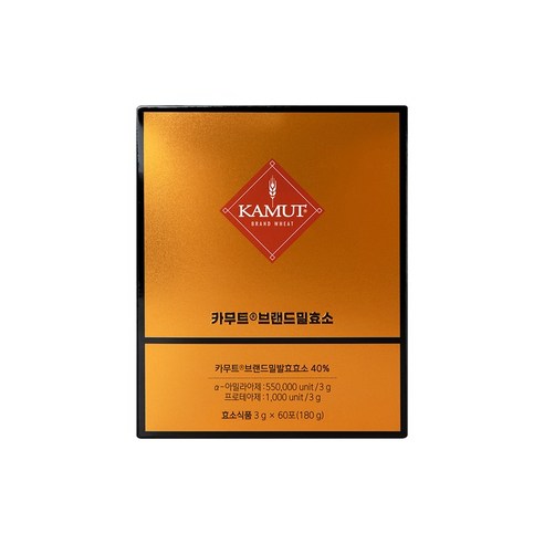 그레인온 골드 카무트 브랜드밀 효소, 180g, 4개