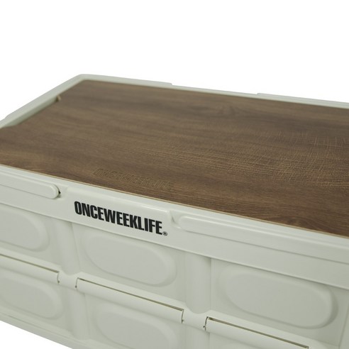 원스위크라이프 캠핑 손잡이 접이식 폴딩 박스 후기 분석 - 제품 마감 디테일