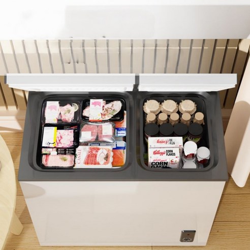 리빙스 양문형 미니 김치냉장고 뚜껑형 2도어 슬림 냉장 냉동 술장고 음료... 개봉기 | 실사용 후기 - 상품 이미지 4