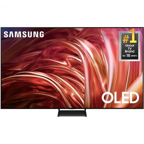 삼성 55인치급 OLED 4K S85D 시리즈 HDR 스마트 TV(돌비 애트모스 포함) 객체 추적 사운드 라이트 윤곽 디자인 모션 가속기 실제 깊이 향상기 알렉사 내장, 83-Inch, TV Only, 1개