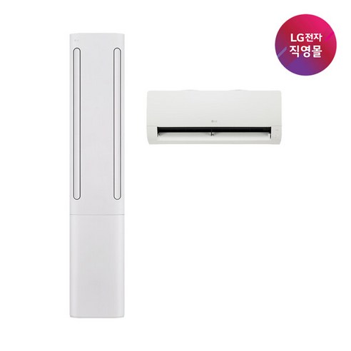 [LG 공식판매처] LG 휘센 AI 오브제 쿨 프로 에어컨 2in1 FQ18GC3EK2 (18+6형), 단일속성