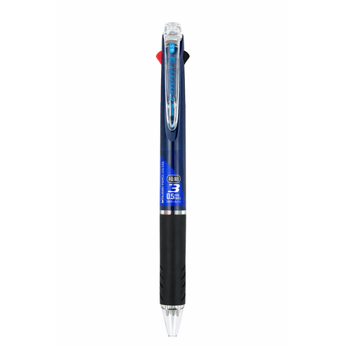 제트스트림 3색 볼펜 0.5mm SXE3-404-05 낱개, 네이비, 1개