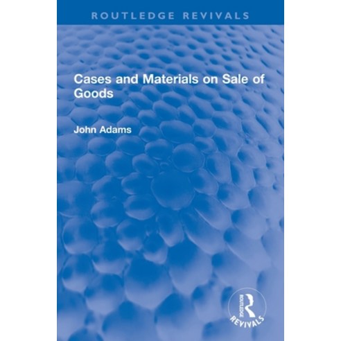(영문도서)Cases and Materials on Sale of Goods Paperback, Routledge, English, 9781032005355
