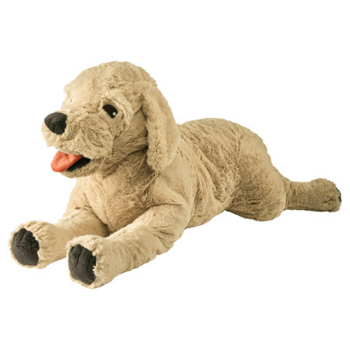 이케아 골든 리트리버 강아지 고시그 골덴 애착 봉제 인형 70cm, 1개, 베이지 1개, 베이지