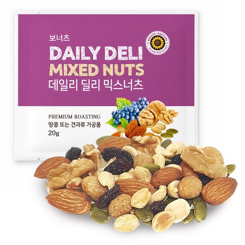 앤네이처 하루견과 데일리 딜리 믹스너츠, 20g, 1개