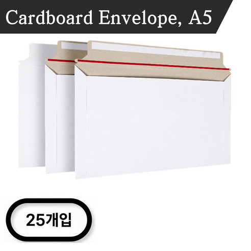 점착형 강화 서류봉투, 25개, A5