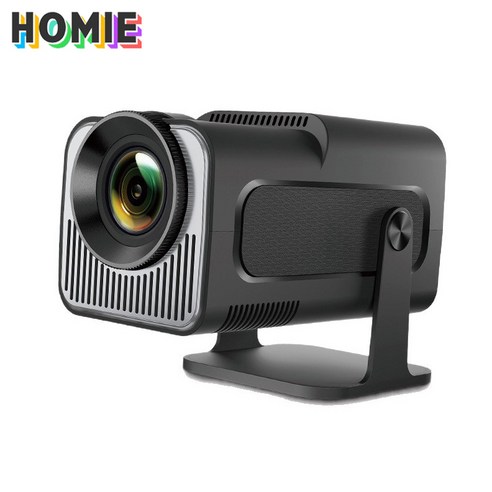 HOMIE 빔프로젝터 Wi-Fi 연결 블루투스 연결 미니 가정용 빔프로젝터 USB 재생가능 무선 프로젝터 리모컨, HY320