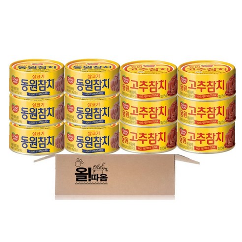 동원 살코기참치 100g 6+고추참치 100g 6